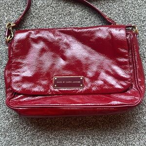 Marc By Marc Jacobs Red Women’s Italian Leather Bag, Like New,  11.5” X 8” x 4”